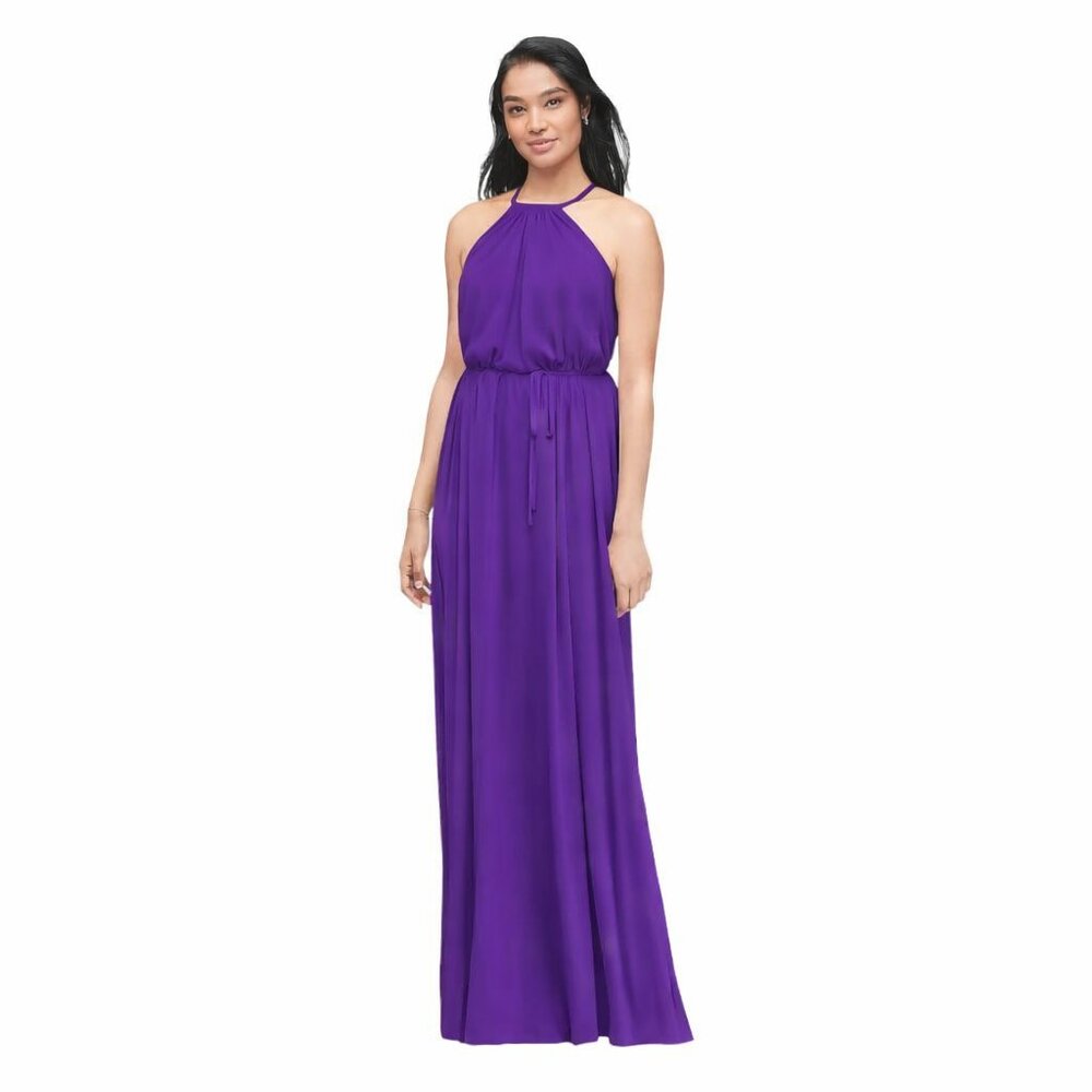 David’s Bridal Purple Sleeveless Formal Dress Size 18